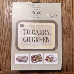 ForUor To Go Green Lunch Bento Box